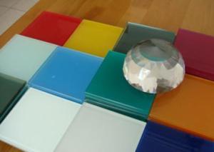 China 3mm Float Lacobel Painted Glass Exquisite Appearance For Sliding Doors wholesale