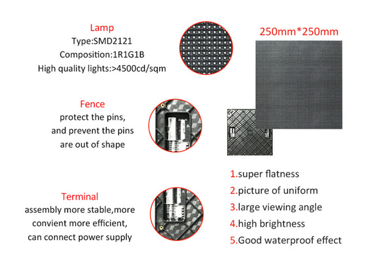 Hanging Custom Outdoor​ P4.81 Full Color Led Screen Module