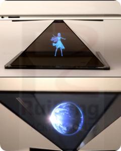 China 3D Holographic product display, Customized Holographic Projection Pyramid wholesale