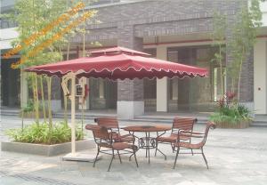 China Square Shape UV Protection Waterproof Aluminum Side Post Garden Umbrella wholesale