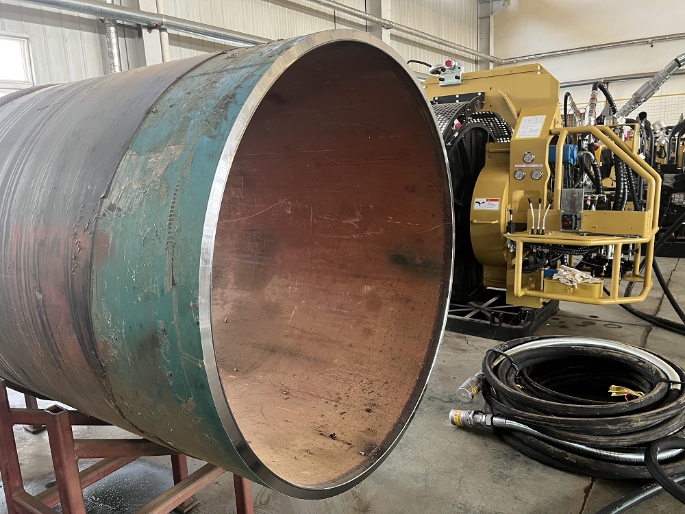 133kW Power Pipeline Beveling and Facing Machine for Manufacturing Plant Production