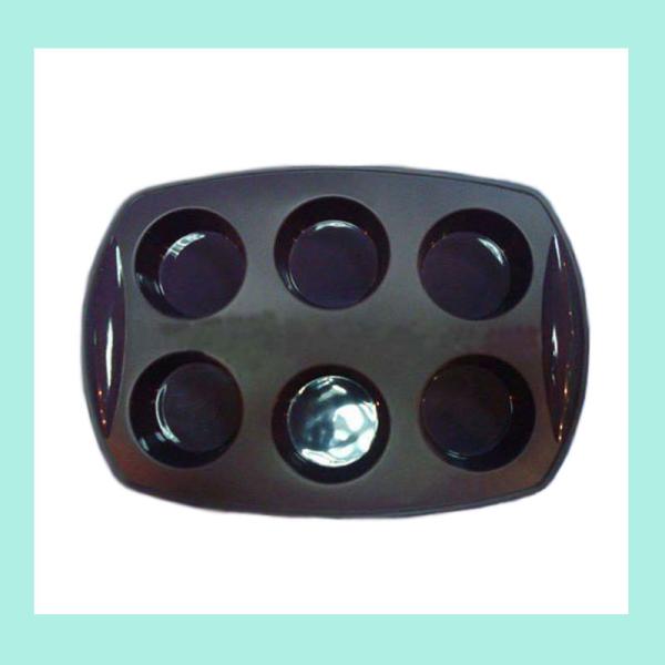 6 cavity flower silicone muffin cake molds ,4 cavity heart shape silicone cake molds