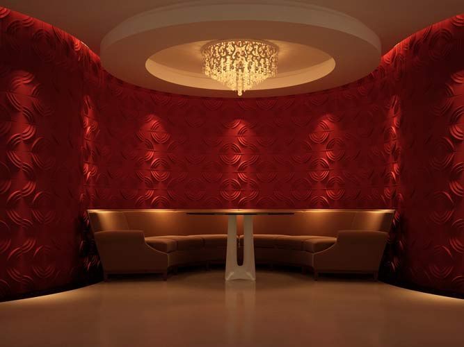 Eco-Friendly Acoustic Sound 3D PVC Wall Board/Panel for Home Decoration