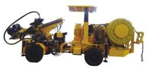 China 100m Depth Trackless Mining Equipment , 360 Degree Drilling Machine KQTG-165 wholesale