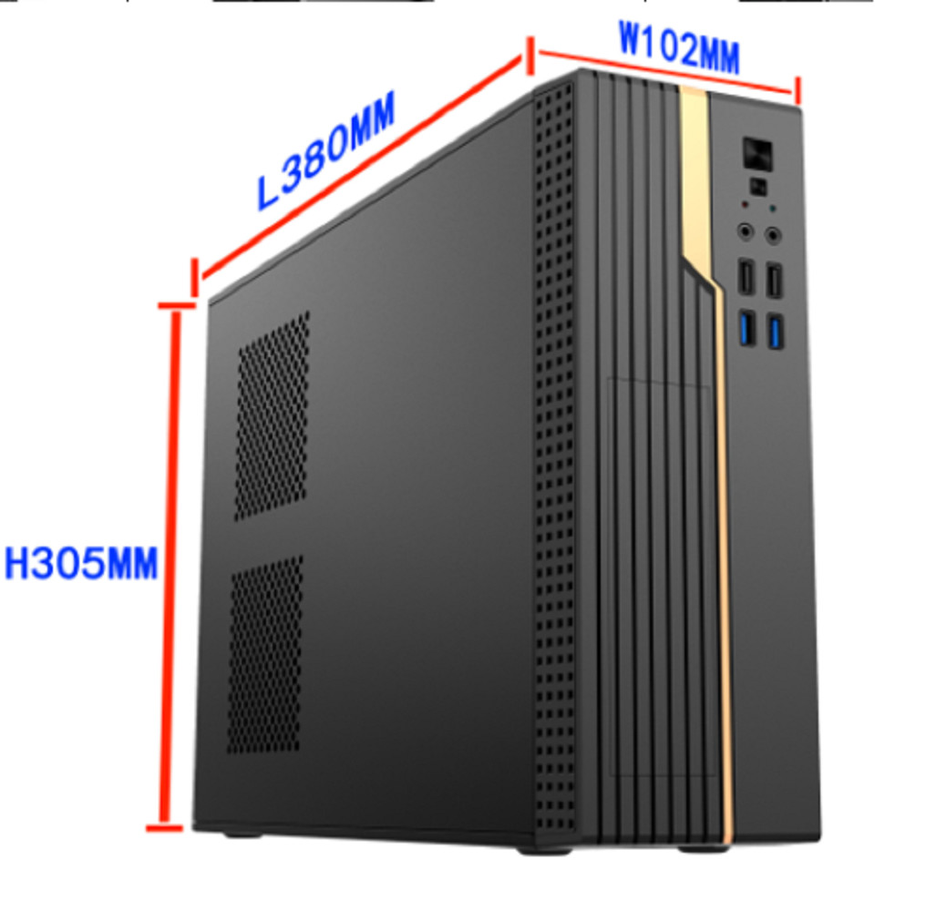 Computer Case Supports Micro ATX And ITX Featuring Strong Storage Scalability Diverse Front Interfaces 8cm Fan For Cooling
