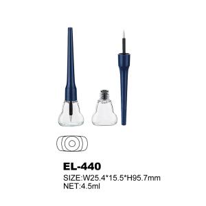 China Round Empty Eyeliner Bottle For Professional Makeup Artists wholesale