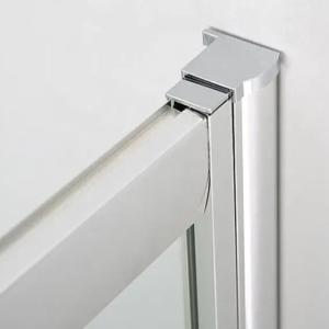 China Customized Sliding Door Profile Aluminum Toughened Glass Door Fittings wholesale