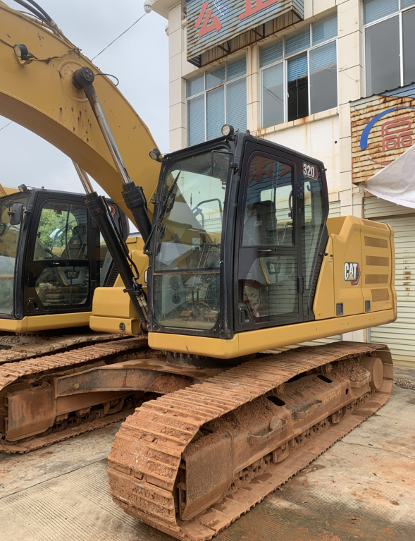 20 Ton Moving Type Crawler Excavator Used Caterpillar 320d 336D Hydraulic Excavator