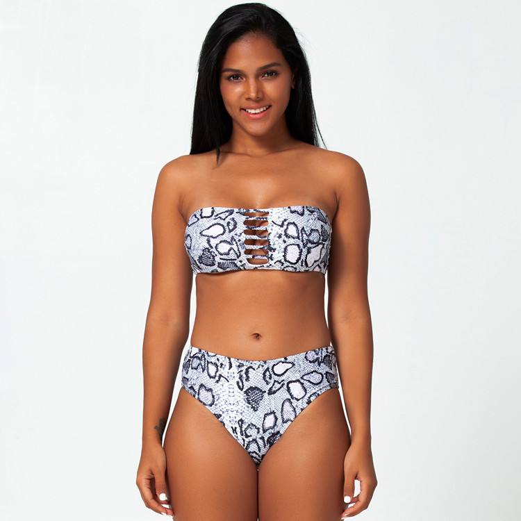 Tiered Layer Tie a Knot Front Top With Low waist Bikini swimsuit high cut