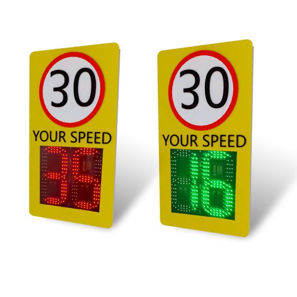 Waterproof Radar Speed Signs with ±1KM/H Accuracy and 433 Wireless Communication