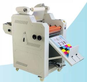 China Small Format Press Laminating Machine 5M/Min Infrared Heating wholesale