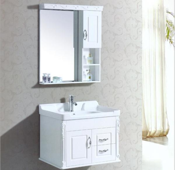 80 X47/cm PVC bathroom cabinet / wall cabinet / hung cabinet / white color for
