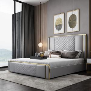 China Wooden SS Frame Hotel Luxury Bed wholesale