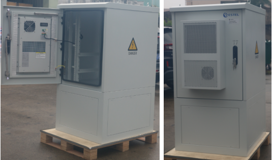 500W 220V 50Hz Door Mount Outdoor Cabinet Air Conditioner With R134a Refrigerant