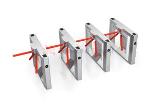 China Zoo Cinema Tripod 30 Persons / Min Stainless Steel Turnstiles wholesale
