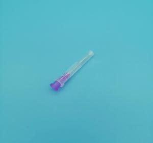 China Purple Disposable Syringe Needles Inclined Out Diameter 2.4mm 13G wholesale