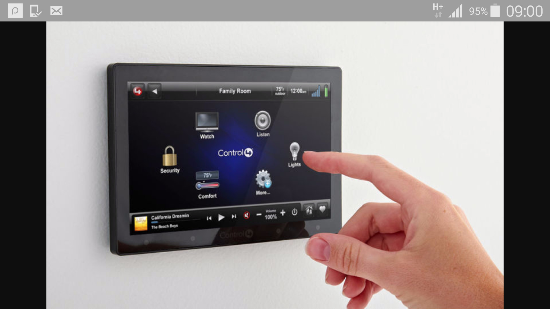 7 Inch Customized Logo Industrial Control Pad Embedded Wall Android POE Tablet with Ethernet 9-24V DC In