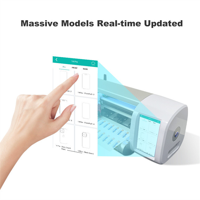 Daqin IDSKIN Plotter Cutting Machine Factory For Iphone 16 Pro Max Mobile Phone Screen Protector Cutting Machine