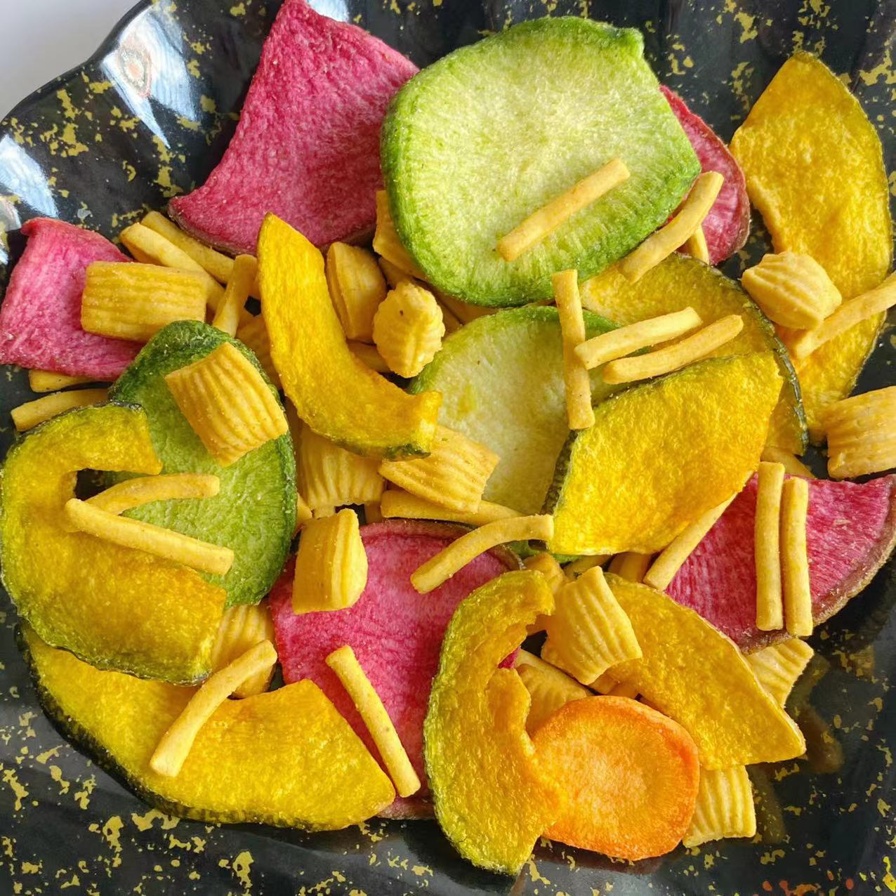 Shrimp Flavor Dried Fruits Vegetables Special OEM Snacks BRC Certification