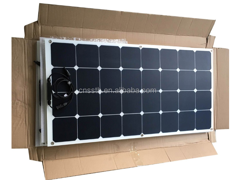 Flexible Rooftop Solar Panels 100W 150W 160W Solar Panel 1050*540*25mm