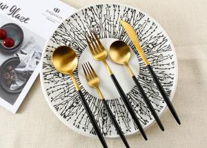 China SGS 5pcs Stainless Steel Cutlery Knife Fork Spoon Set wholesale