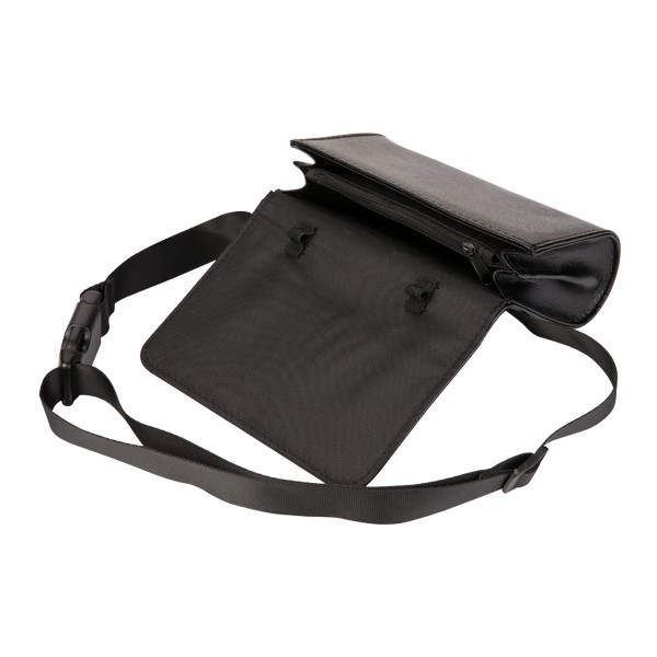 Travel Waterproof Waist Bag Short Wallet Length With Genuine Leather Lining