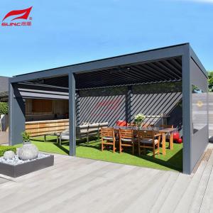 China Garden Waterproof Motorized Aluminum Pergola Rot Proof wholesale
