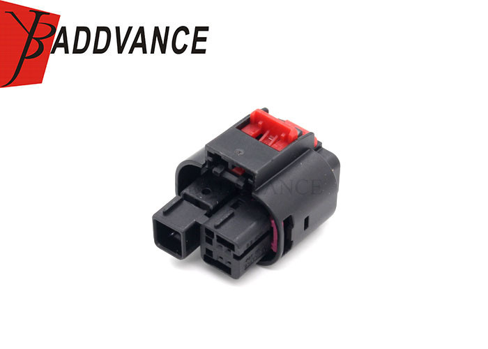 2387380-1 Female Automotive 7 Pin Black Connector For Wire Harness