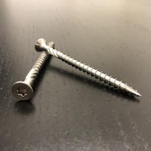 China #8 Star Head 40mm Wood Screws Stainless Steel Chipboard Coarse Thread wholesale