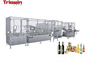 China Beverage Glass Bottle Packaging Line , Industrial Bottle Filling Equipment wholesale