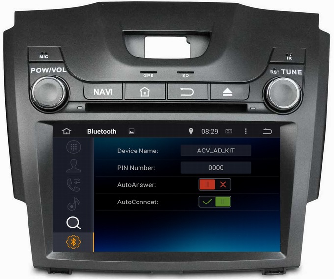 Ouchuangbo Car Radio GPS Stereo Multimedia Kit for Chevrolet S10 2013 Android 4.4 3G Wifi AUX input OCB-8054D