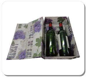 China double bottles wine box wholesale