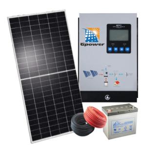 China GPOWER 5KW Hybrid Inverter Solar System With Battery Bank wholesale