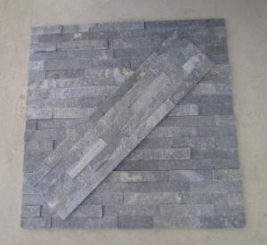 China Blue Quartzite Interior Stacked Stone Veneer Wall Panels wholesale