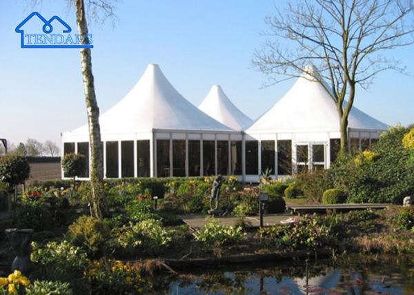 OEM Waterproof Pagoda Style Canopy For Outdoor Holiday Event Party Clear Span