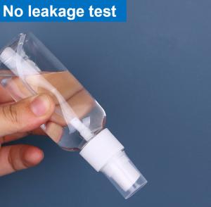 China Transparent Empty 100ml Spray Bottles 50ml Pet Perfume Bottle wholesale