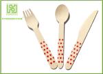 Premium Birch Disposable Eco Friendly Wooden Cutlery Fork Knife Spoon