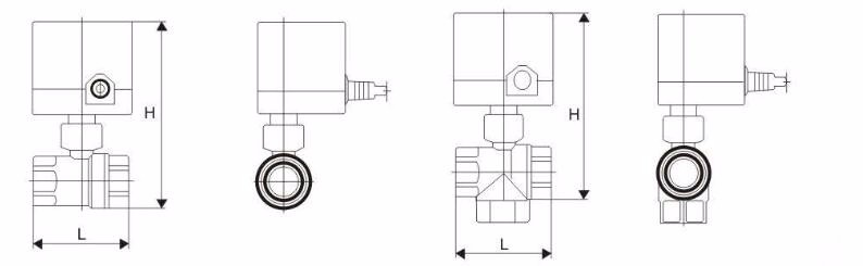 DN25 Pneumatic Flow Control Valve Brass Material Electric Medium Temp Durable