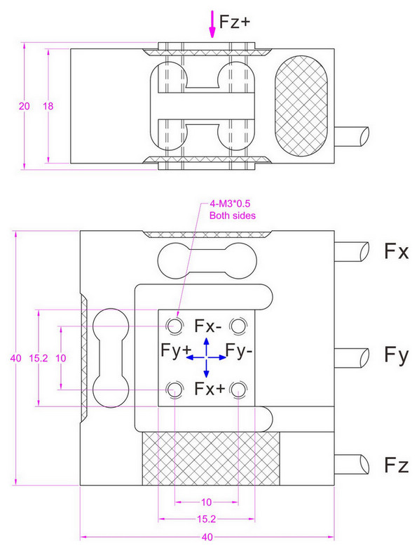 small 3d force sensor
