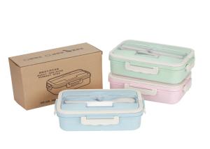 China Leak Proof Wheat Straw Fiber Microwave Safe Tiffin Box wholesale