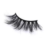 3D Fluffy Faux Mink Lashes , Natural Black 20mm Individual Lashes