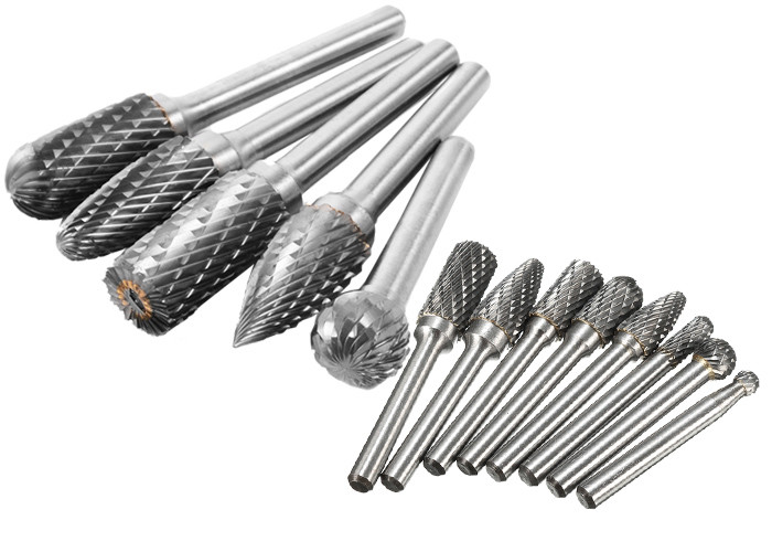 Erosion Resistant Tungsten Carbide Rotary Burrs Round End Abrasive Grinder Head