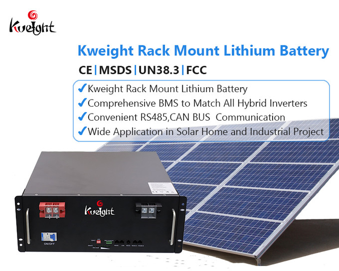Telecom Power Rack Mount Module LiFepO4 Battery 51.2 V 100ah Battery