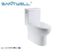 Ceramic Close Coupled Toilet soft seat cover 680*370*755mm Size