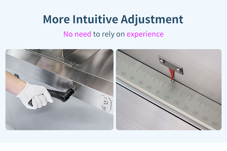 More Intuitive Adjustment No need to rely on experience