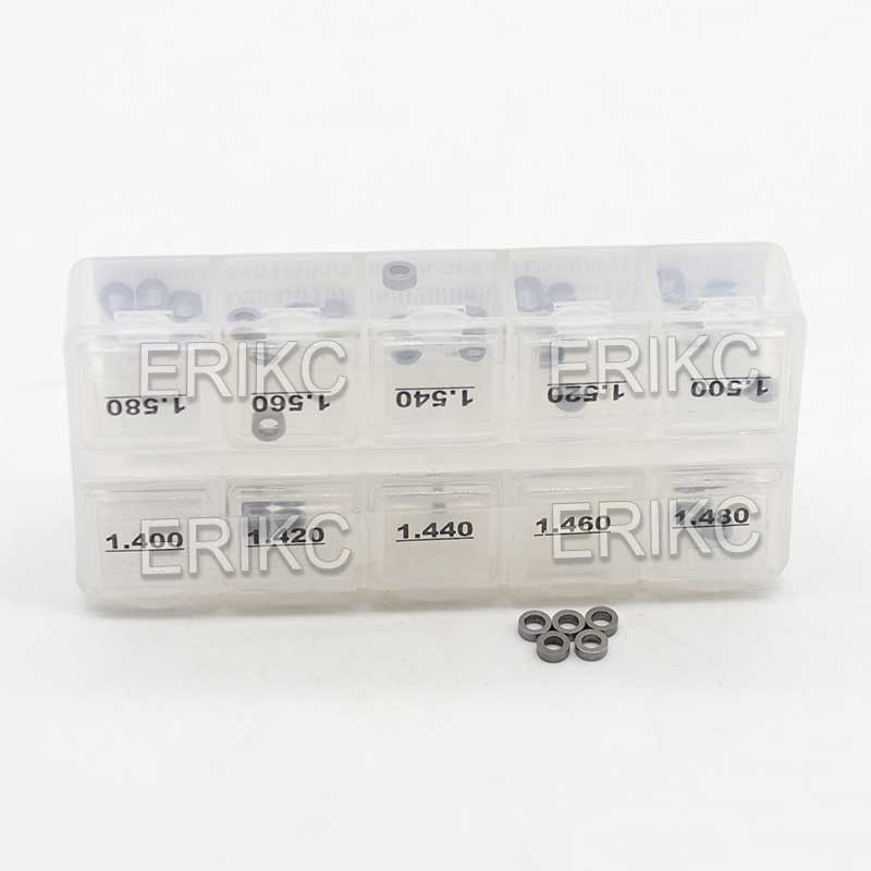 ERIKC Adjusting Shim Common Rail B13 Diesel Fuel Original Injector Shim Auto Engine Gasket 50 pieces for Bosch