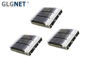 China Copper Alloy QSFP28 SFP+ Cage Mates With Heat Dissipation Holes wholesale