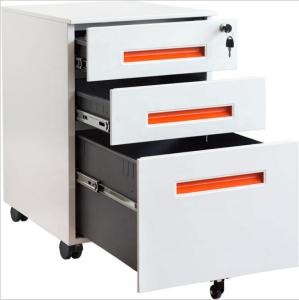 China Stainless Steel Office Movable 3 Drawer Office Cabinet wholesale