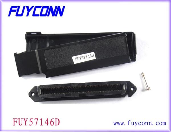 90 Degree TYCO 64 Pin Centronic Champ IDC Female Connector For RJ21 Cable