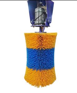 China Farm Equipment Automatic Electric Nylon Brush Cattle Body Massage Brush wholesale